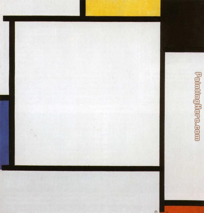 Composition 2 painting - Piet Mondrian Composition 2 art painting
